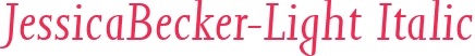 JessicaBecker-Light Italic